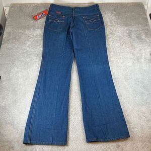 Vintage 70s Flare Male Jeans Men's 38 Blue Deadstock Wide Leg Denim Bell Bottoms